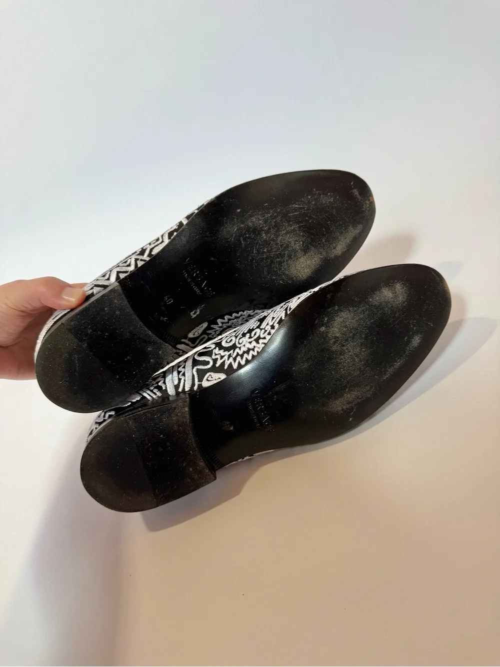 Versace black white